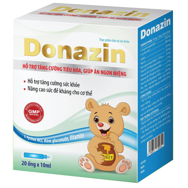Donazin – Giúp Trẻ Ăn Ngon, Tiêu Hóa Tốt