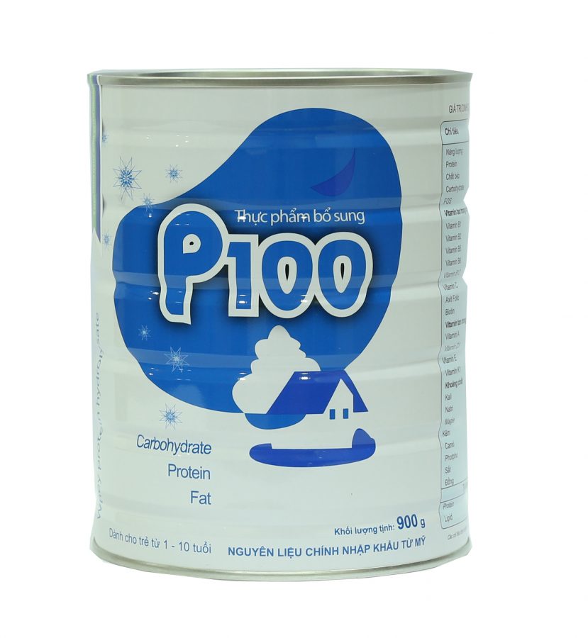 Sữa P100 Năng Lượng Cao Dành Cho Trẻ Ốm Bệnh, Trẻ Suy Dinh Dưỡng Và Chậm Lớn (Sữa công thức)