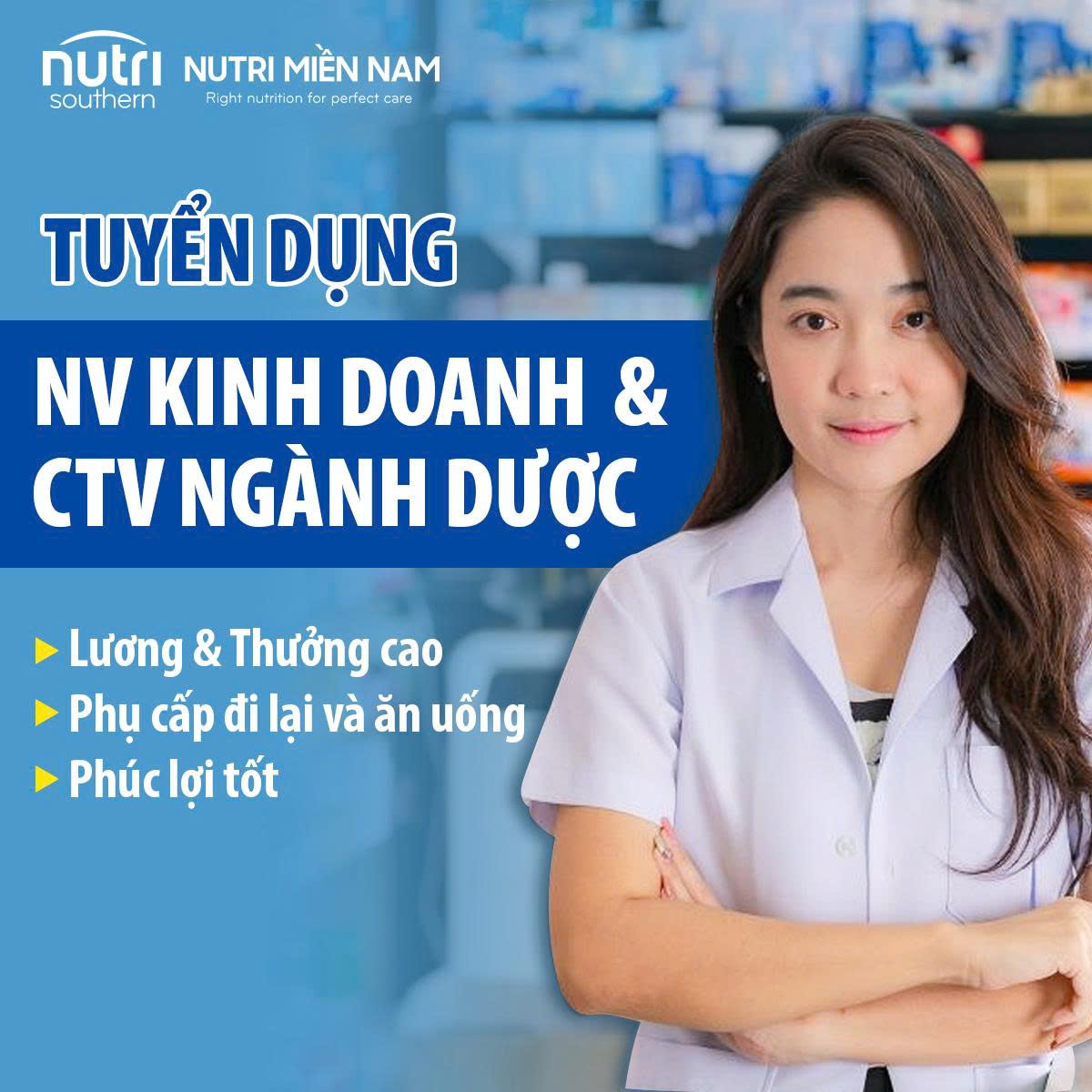 Tuyển dụng Nhân viên kinh doanh – Cộng tác viên ngành Dược