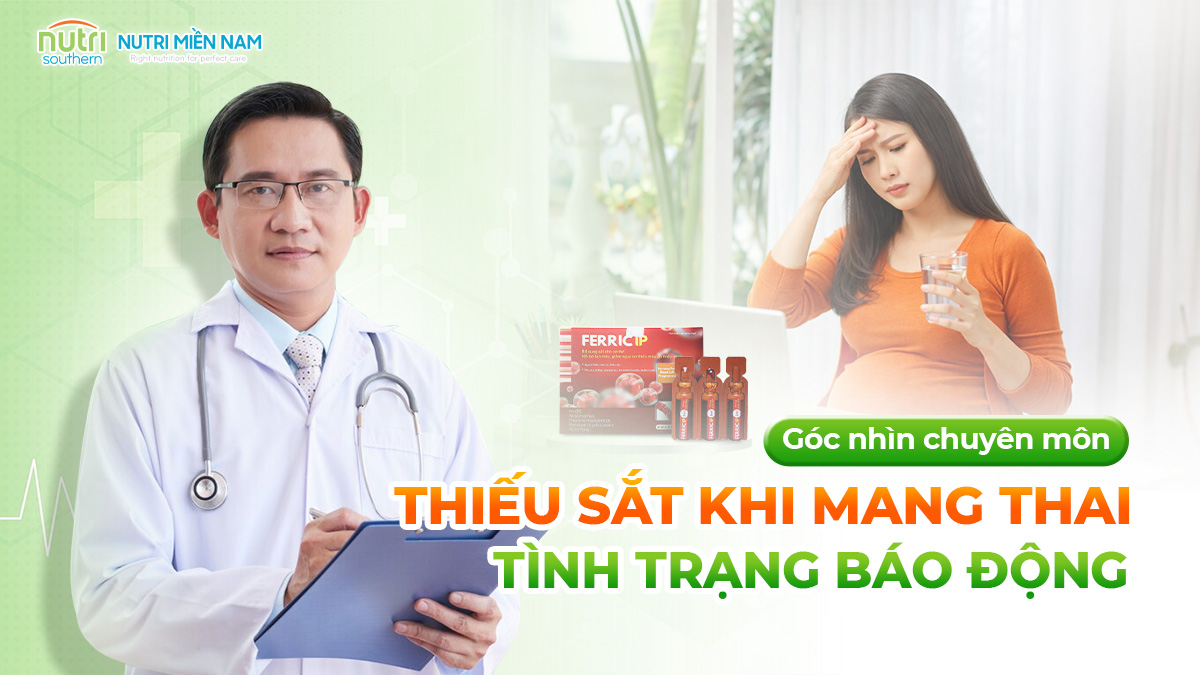 thiếu sắt khi mang thai tình trạng đáng báo động