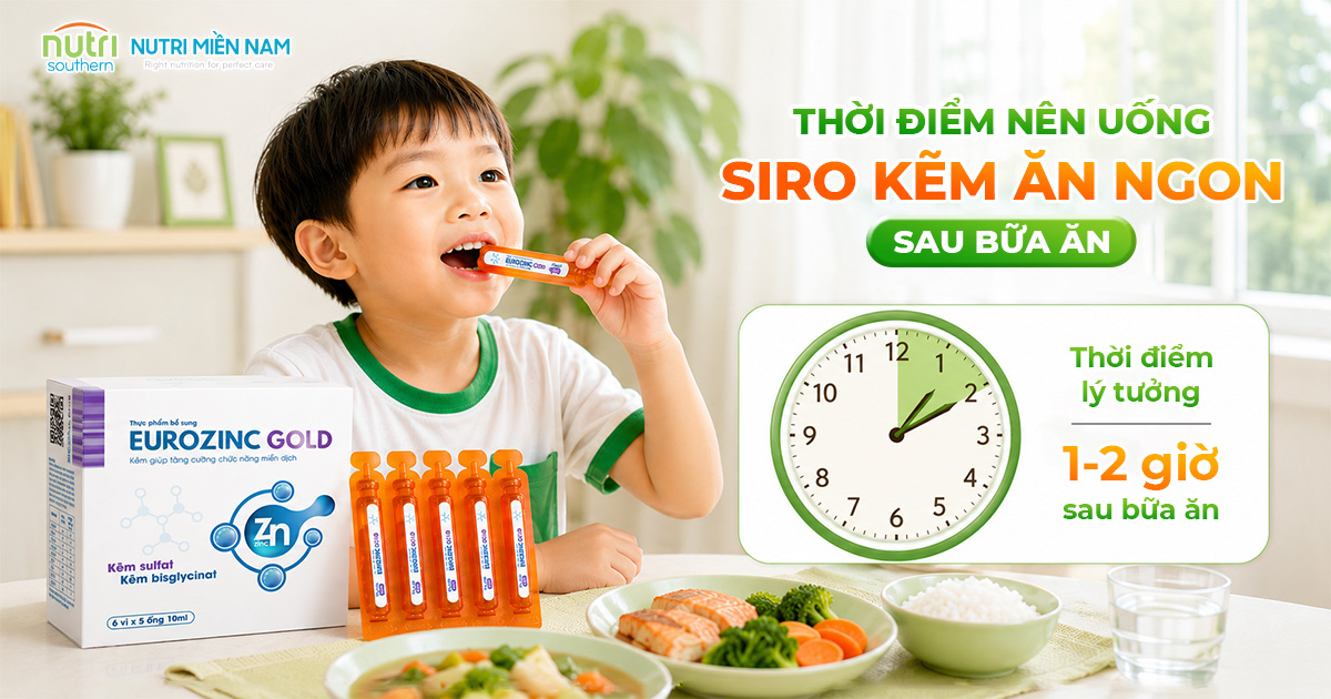 Thời điểm nên bổ sung kẽm ăn ngon trước khi ăn