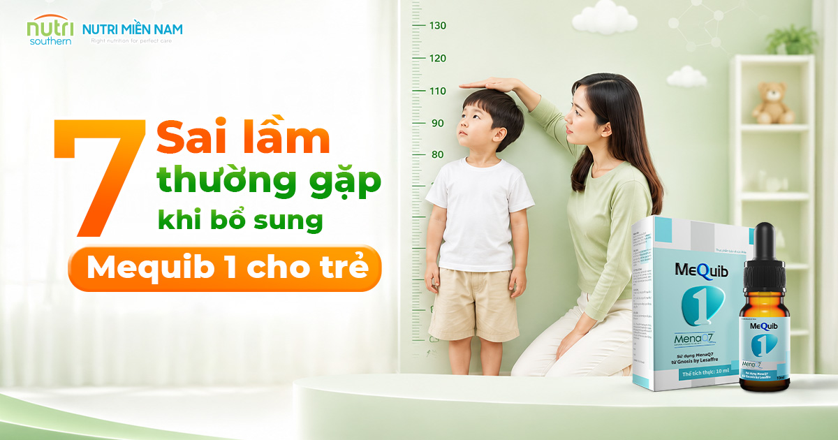 7 Sai Lầm Khi Dùng Mequib 1 Khiến Trẻ Uống Hoài Không Cao