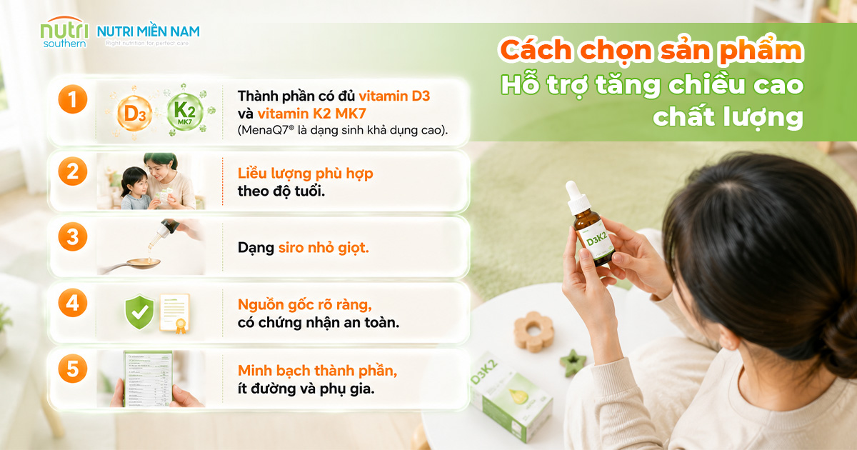 Khi Nào Nên Cho Trẻ Dùng Sản Phẩm Hỗ Trợ Tăng Chiều Cao?
