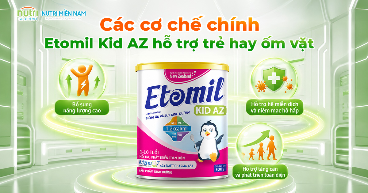 Etomil Kid AZ Có Phù Hợp Cho Trẻ Hay Ốm Vặt Không? Giải Đáp Từ Chuyên Gia