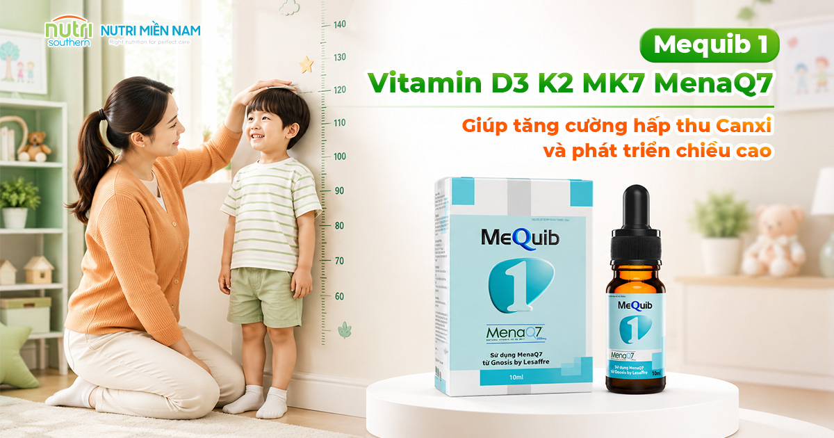 7 Tiêu Chí 'Vàng' Chọn Vitamin D3K2 Giúp Trẻ Tăng Chiều Cao Vượt Trội