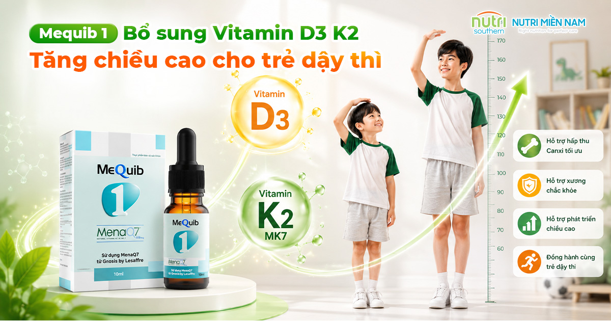 Trẻ Dậy Thì Muốn Tăng Chiều Cao Nên Bổ Sung Vitamin Nào?