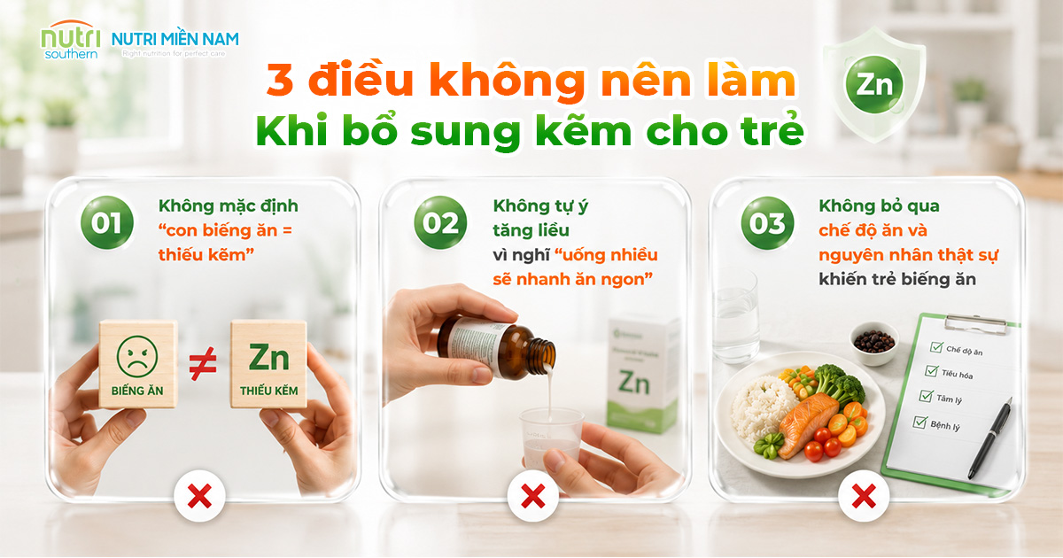Trẻ Biếng Ăn Có Phải Thiếu Kẽm? 4 Câu Hỏi Trước Khi Bổ Sung Siro Kẽm Ăn Ngon