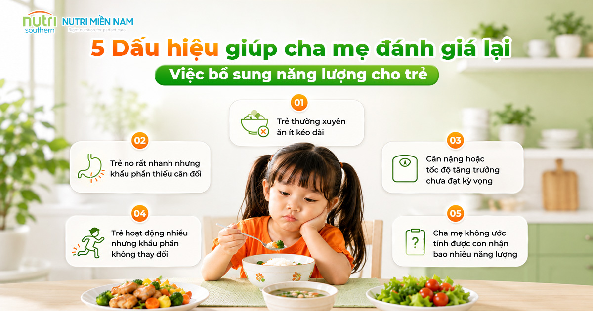 Một Bữa Ăn Của Trẻ Có Đủ Năng Lượng? 5 Dấu Hiệu Cha Mẹ Nên Biết