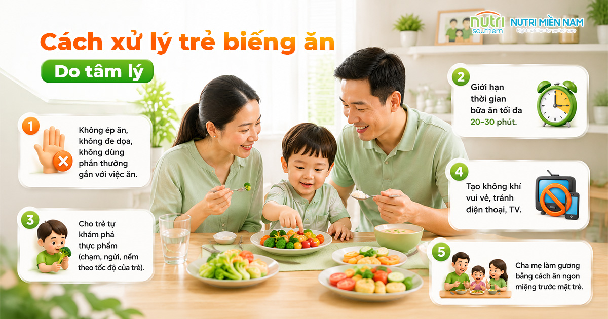 Trẻ Biếng Ăn Do Thiếu Kẽm Khác Gì Biếng Ăn Do Tâm Lý?