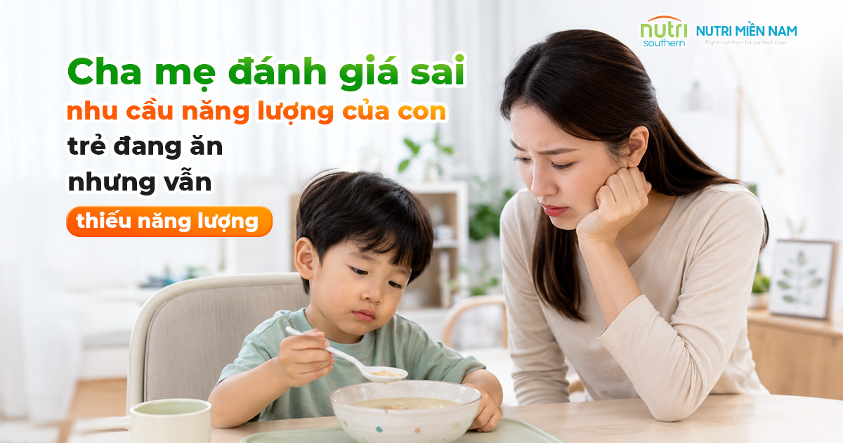 Cha Mẹ Thường Đánh Giá Sai Nhu Cầu Năng Lượng Của Con Như Thế Nào?