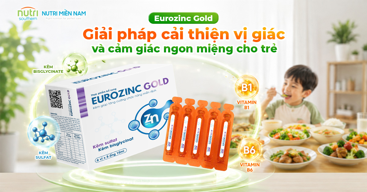 Kẽm Ăn Ngon Eurozinc Gold Có Giúp Trẻ Ăn Đa Dạng Thực Phẩm Hơn?