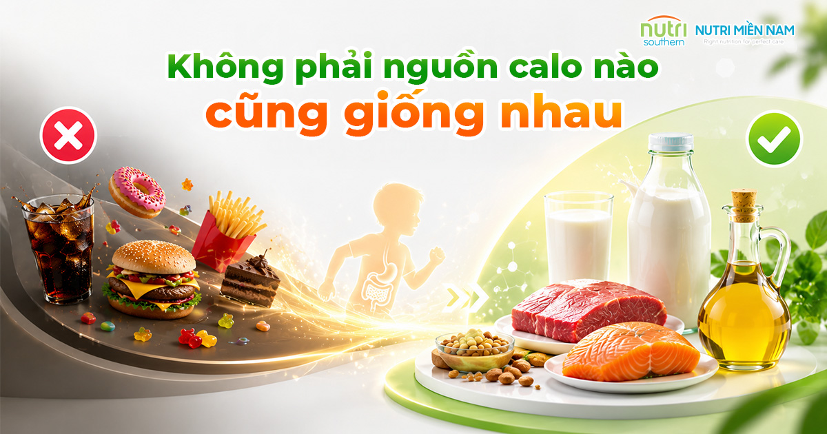 Vì Sao Chỉ Bổ Sung Calo Chưa Đủ Giúp Trẻ Bắt Kịp Tăng Trưởng?