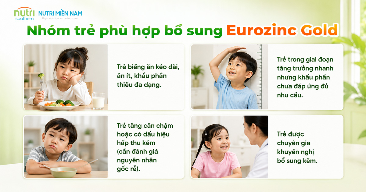 Eurozinc Gold Có Gì Khác Biệt So Với Siro Kẽm Ăn Ngon Thông Thường? Hướng Dẫn Cha Mẹ Lựa Chọn Đúng