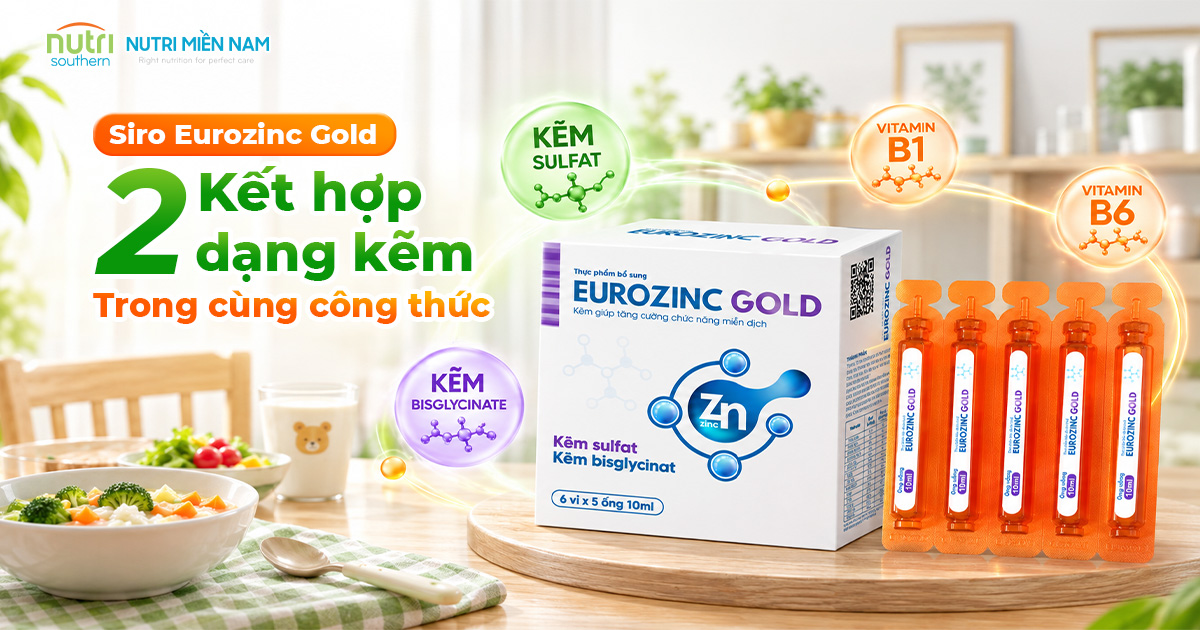 4 Lý Do Cha Mẹ Chọn Eurozinc Gold Cho Trẻ Biếng Ăn Kéo Dài