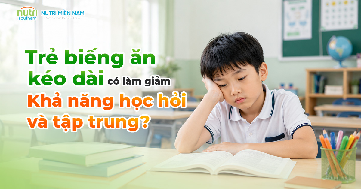 Trẻ Biếng Ăn Kéo Dài Có Làm Giảm Khả Năng Học Hỏi Và Tập Trung?