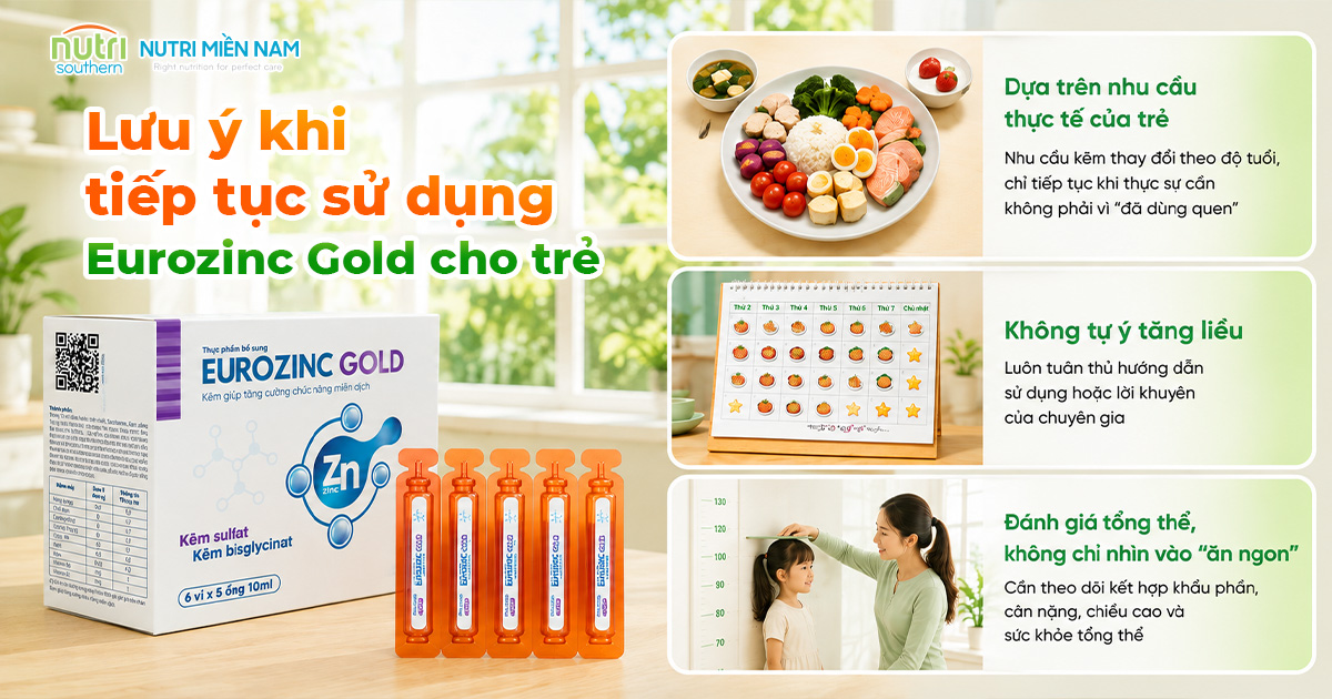 Ngưng Eurozinc Gold Có Khiến Trẻ Biếng Ăn Trở Lại Không?