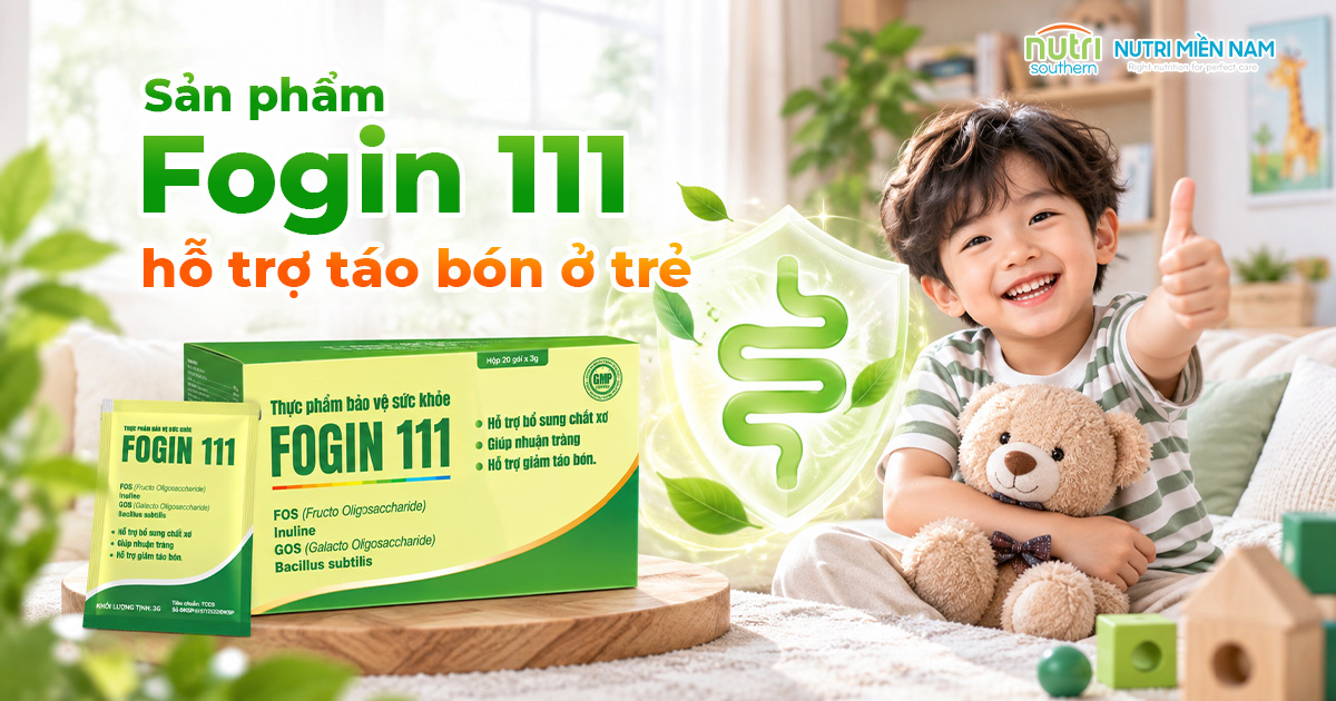 Fogin 111 Có Gì Khác So Với Các Sản Phẩm Hỗ Trợ Táo Bón Cho Trẻ?